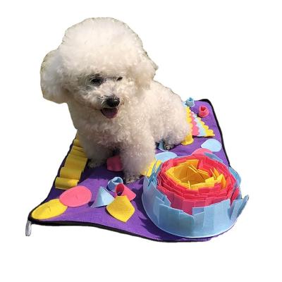 China Wholesale Travel Dogs Nose Mat Dog Slow Feeding Fun Dog Nosework Pet Furniture Nose Mat for sale