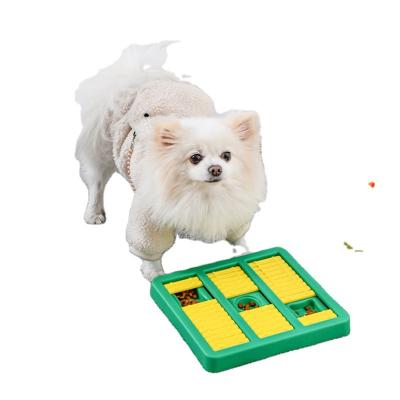 China Wholesale Viable Interactive IQ Puzzle Toys Educational Toys Snack Bowl Slow Feeding Dog Training Interesting Toy for sale