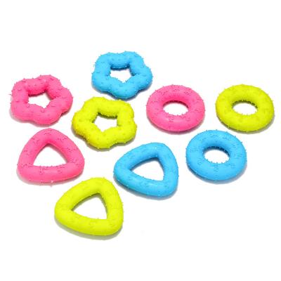 China Viable Wholesale Rubber Portable Dog Toys Simple Circle Dog Chew Toys For Aggressive Chewers for sale