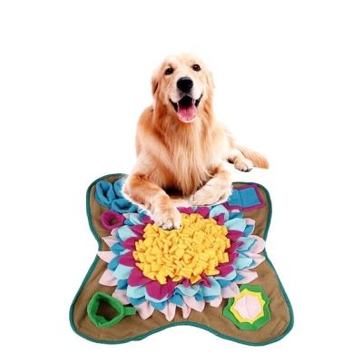 China Wholesale Travel Pet Forager Sniff Mat Dog Food Slow Feeding Training Sniff Mat for sale