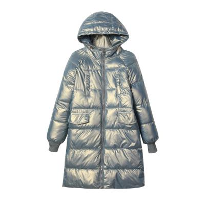 China 2021 New Fashion Breathable Wholesale Ladies Clothes Quilted Padded Long Jackets Women Coats for sale