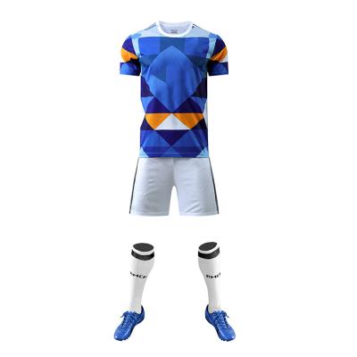 China Breathable High Quality Custom Made American Wholesale Price Jersey Football Shirts Shorts Set for sale