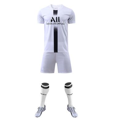 China New Breathable Paris Soccer Jersey Training Wear Game Jersey No Logo For Men for sale