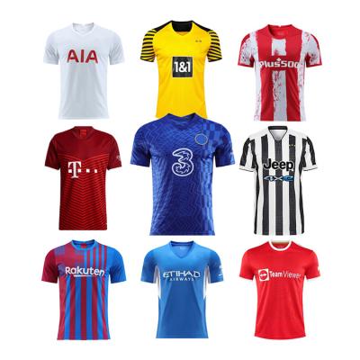 China Breathable Thai Premium Custom Jersey Tank Tops Soccer Version Soccer Jersey Uniform Manufacturers for sale