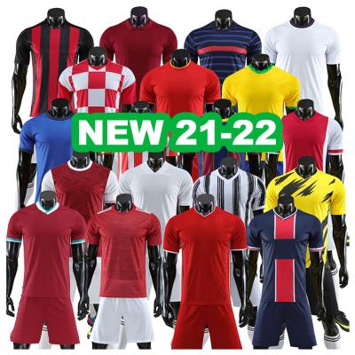 China Breathable Football Wear Soccer Jersey Soccer Jersey Football Wear Kids 2022 for sale