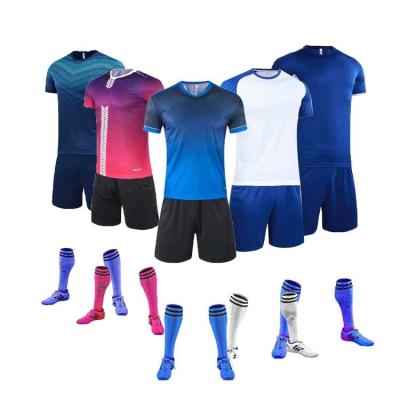 China 2020 sets factory supply soccer uniform directly set quality custom soccer jerseys for sale