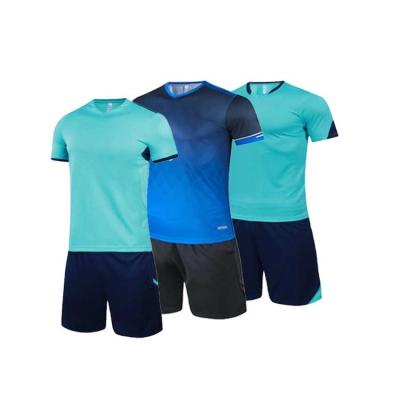 China High Quality 100% Cheap Polyester Club Soccer Jersey Sets Football Uniform for sale