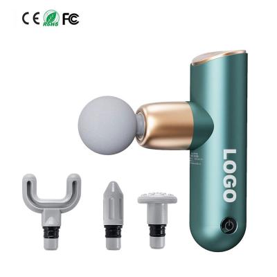 China Body Percussion Mini Massage Gun Deep Tissue Super Quiet Portable Percussion Massager Gun for sale