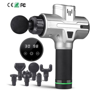 China Body Enhanced LCD Touch Screen Featuring Powerful Wireless Technology Percussion Muscle Massager Handheld Gun for sale