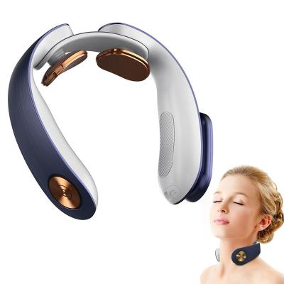 China Smart Portable NECK Massager Heat Cordless Smart Deep Tissue Trigger Point Massager Home Use Office Outdoor Car for sale