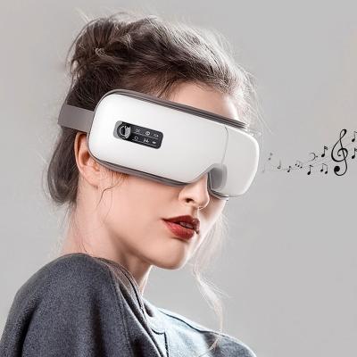 China Wireless Eye Massager Electric Eye Mask Massage with Shiatsu Massage Heat Vibration Air Compression for Headache Relaxation for sale