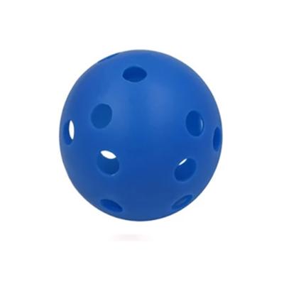 China Special Blue Durable Outdoor Pickleball Racket Ball 6pcs Pickleball Balls 40 Holes Forming Standard Pickleball Accessories 74mm PickleBall Balls for sale