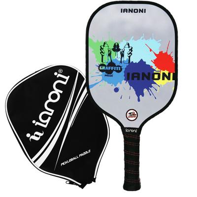 China graphite face & Polymer Honeycomb Core Recreational Sports Paddle High Quality PP Honeycomb Carbon Fiber IANONI Pickleball Paddle for sale