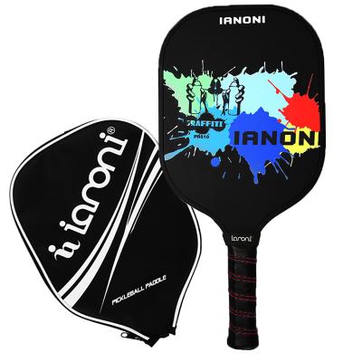 China Sweaty Handle Ianoni PP Core Honeycomb Racket Carbon Fiber Pickleball Outdoor Paddle for sale