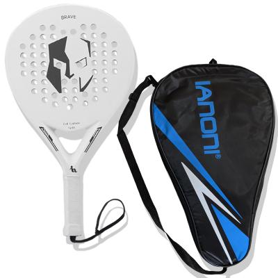 China 2022 sports mania paddel balls carbon fiber paddel racket with racket cover paddle tennis for sale