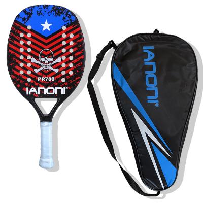 China 1 piece carbon fiber longevity beach tennis racket carbon fiber IANONI pr780 beach tennis racket cover MOQ for sale