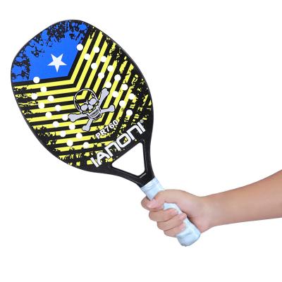 China 2022 hot factory sale carbon fiber beach tenis racket good looks and good quality beach tennis racket for sale