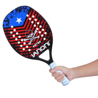 China Carbon fiber beach tennis paddle carbon fiber with EVA memorize foam core beach tennis racket for sale