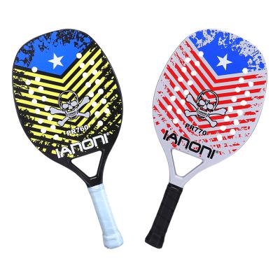 China Carbon fiber RTS non-custom stock carbon fiber beach-tennis-racquet outdoor sports beach racquet for sale