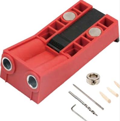 China Wood Pocket Hole Jig with Adjustable Magnet Drill Guide for 9.5mm Hole Drilling for sale