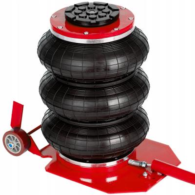 China Sturdy and Durable 3.5 Ton Pneumatic Jack with Ring Extremely Fast Liftinq Action Rubber Top and Extra Rubber for sale