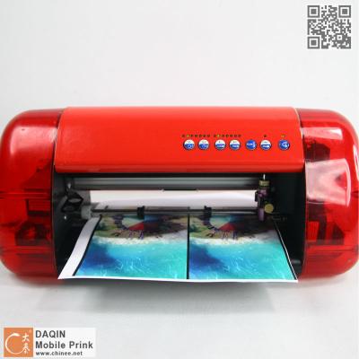 China Mobile phone sticker machine for small scale making mobile phone sticker cutting machine 2016 from DAQIN for sale