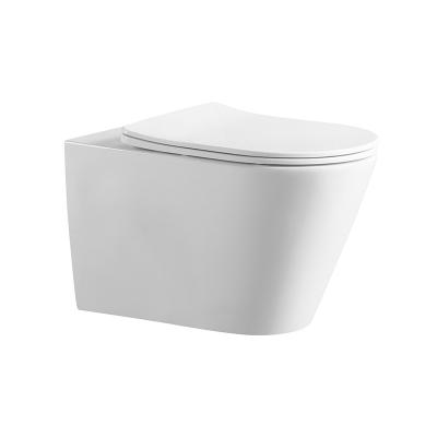 China Cheap Concealed Ceramic Sanitary Tank Washdown Ware Wall Hung Toilet Dresser For Hotel Bathroom Equipment for sale