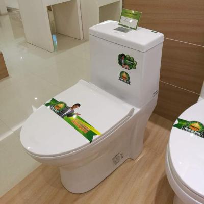 China Double-Flow Water Saving Siphonic Commode Toilet For Western Modern Hotel Toilets for sale