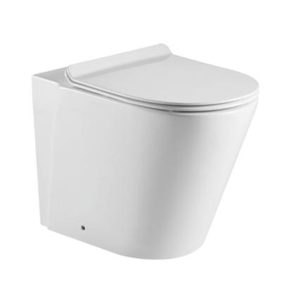 China Cheap Hidden Ceramic Tank Floor Stand Washdown Back To Wall Toilet For Home Bathroom for sale