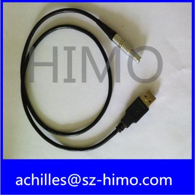 China 2 3 4 5 6 pin high voltage lemo to USB 3.5 connector power cable assembly for sale