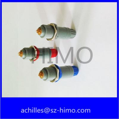 China many color option medical plastic connector lemo alternative 1P series male and female for sale