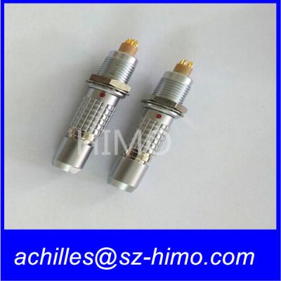 China saving your time and energy elbow 90 degree PCB pin lemo 5 pin push pull connector for sale