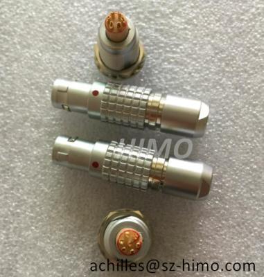 China Good price Push-Pull Shell Size 0B Series EGG.0B.307 7 PIN Female Lemo Receptacle Connector Fixed Socket for sale