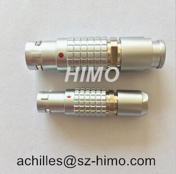 China IP50 metal electronic push pull connector plug and socket FGGEGG lemo equivalent for sale