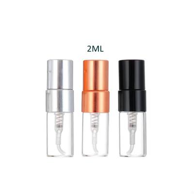 China Personal Care Manufacturer Empty 2ML 3ML 5ML 10ML Clear Atomizer Mist Spray Mini Vial Perfume Sample Bottle for sale