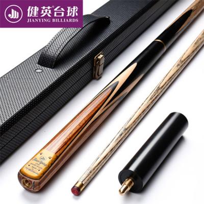 China Jianying Wholesale Logo Carbon Billiard Snooker Cue Custom Made 3/4 Wood Billiard One Piece Cue Stick JY2501-A for sale