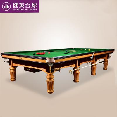 China Leather Pocket Standard Professional China Solid Wood Biliard Billiard Pool Table for sale