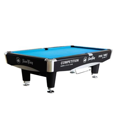 China New English Style Leather High Quality International Standard Pocket Indoor Small Size Billiard Table for sale