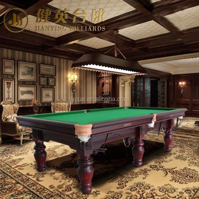 China Leather Pocket Standard Match Pool Table Hot Selling American Size for sale