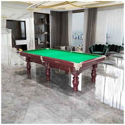 China Pocket Leather Multifunctional Popular Standard Professional Billiard Table with 6 Legs for sale