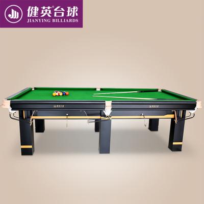 China Pocket Solid Wood 9ft International Leather Billiard Table With Long Service Life for sale