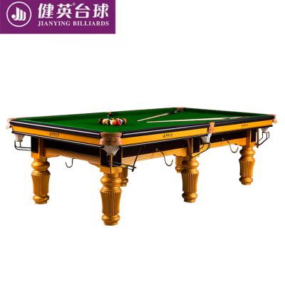 China Heavily Used Pocket Leather Professional Production Billiard Tables for sale