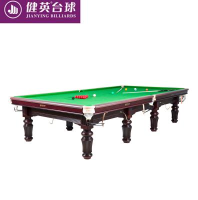 China Low MOQ Slate Leather Snooker Pocket Waterproof Billiard Tables For Sale for sale