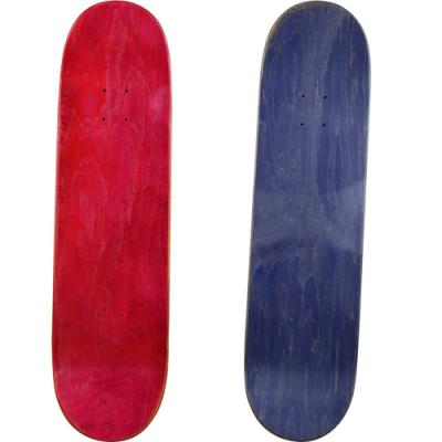 China Strong Skateboard Deck Canadian Maple 7ply Customized Deck Veneer Maple Skateboard Deck Maple Stain Material Customized for sale