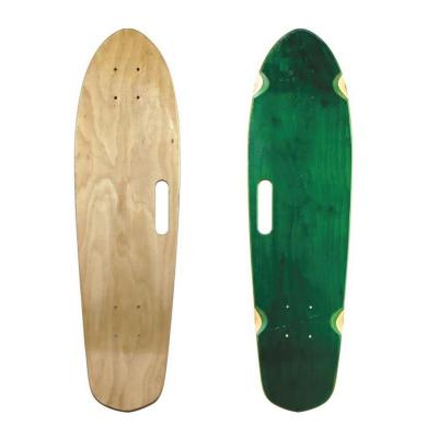 China Portable Custom Fish Deck 7ply Youth Cruiser Platform 27*7.7 Inch White Maple Wooden Canadian Maple for sale