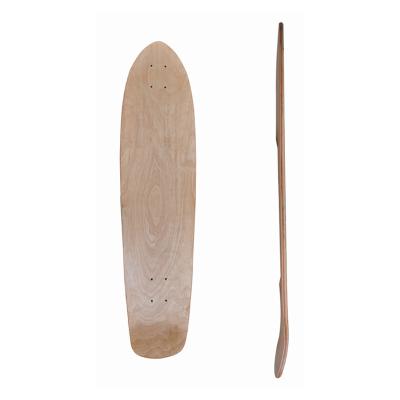 China Custom Copy Logo Land Surfboard Maple Material Fish Rig Adult Empty Cruiser Deck for sale