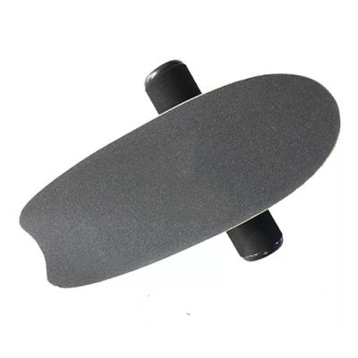 China Hot Selling Custom Wooden Shimmy Balance Board Stability Trainer Non Slip Surface Eco-friendly Balance Board with Cork Roller for sale