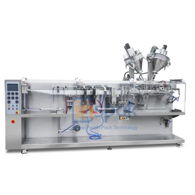 China Food Twin Pouches Plastic Packing Machine for sale