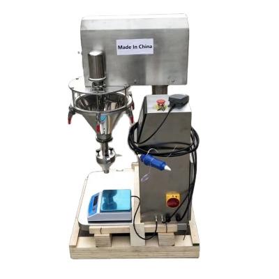 China Semi Automatic Food Talcum Powder Auger Filling Machine for sale