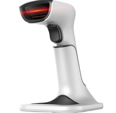 China Handheld 1D 2D Wireless Barcode Scanner With A4 Charging Cradle for sale